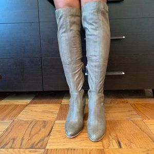 Leather boots